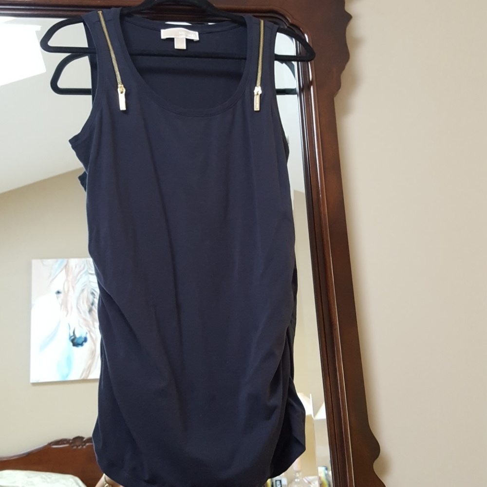 Sleeveless cotton blouse